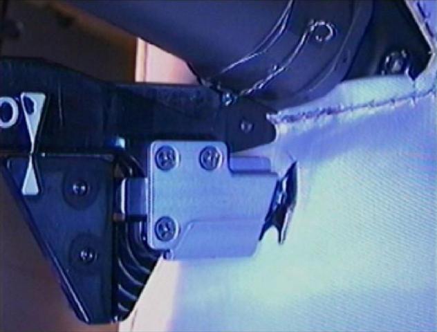 cutting wire on the safety cap